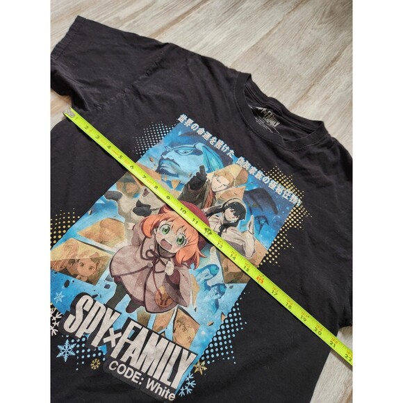 Hot Topic Spy X Family Code White Graphic T Shirt Black Anime Short Sleeve L - Picture 4 of 7
